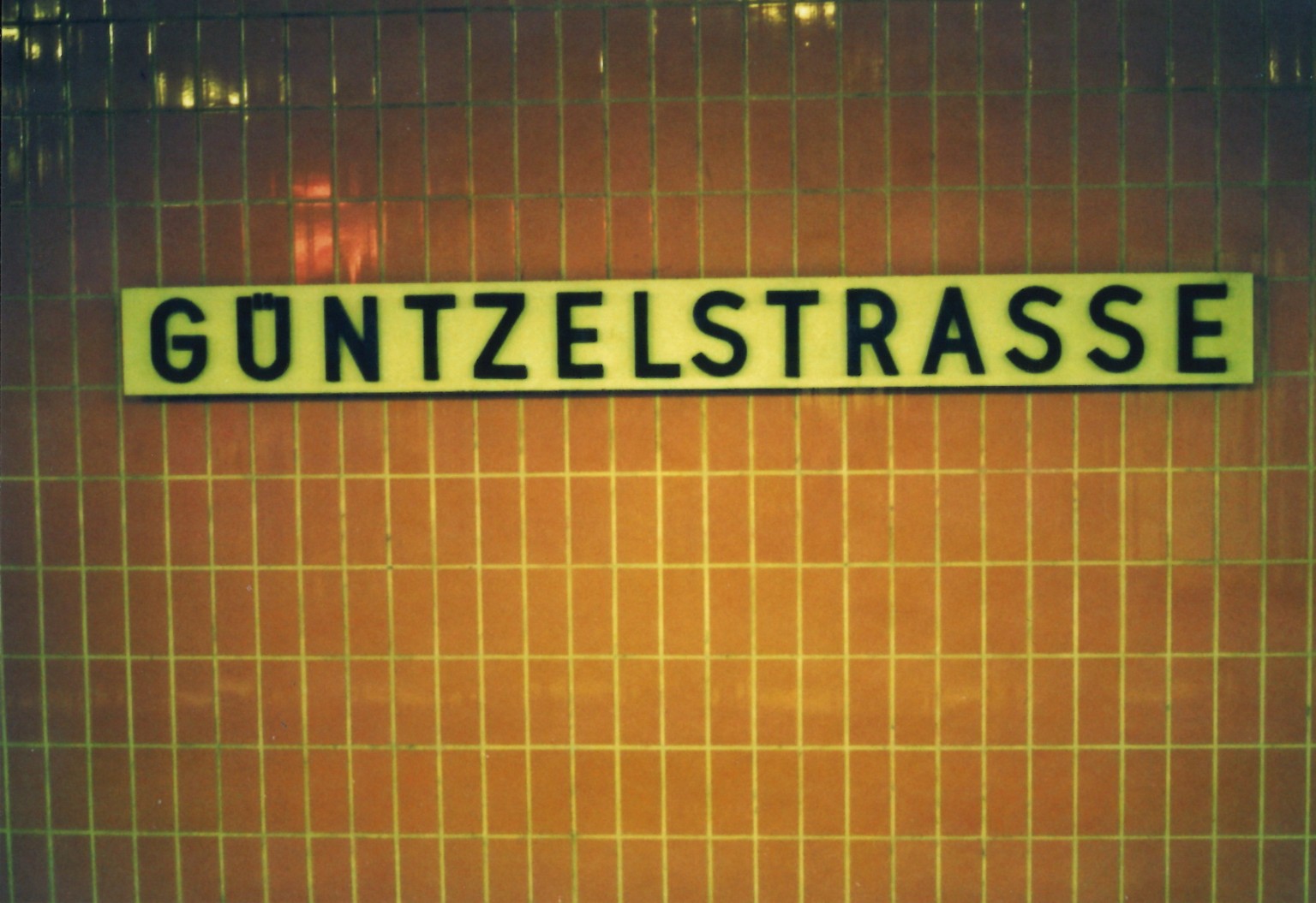 Straßenschild Günzelstraße